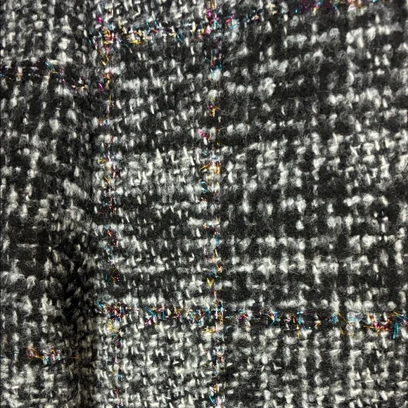 Rothschild Princess Charcoal Plaid Double-Breasted Pea Coat - Picture 10 of 14